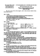 Đề thi chọn học sinh giỏi môn Hóa học Lớp 12 - Năm học 2012-2013 - Sở GD & ĐT Ninh Bình